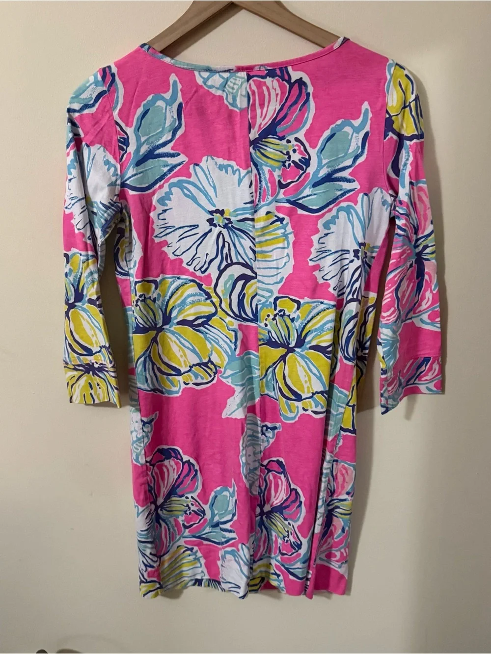 Lilly Pulitzer Womens Floral Pink Dress Size Small Summer - Picture 2 of 7